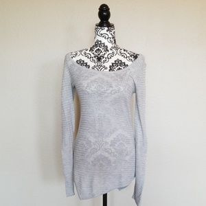 Knit Top With Asymmetrical Hem
